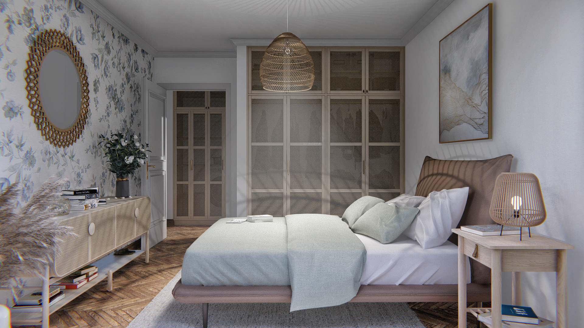 Rustic Boho Apartment 室内设计丨贝尔格莱德-12