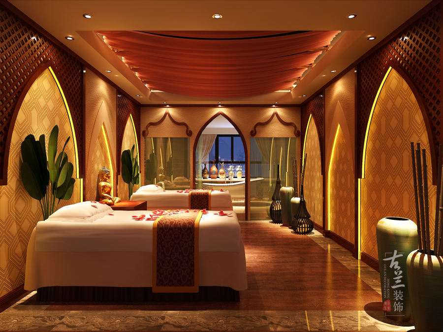 东方女人美容院 成都美容院装修成都美容院设计-6