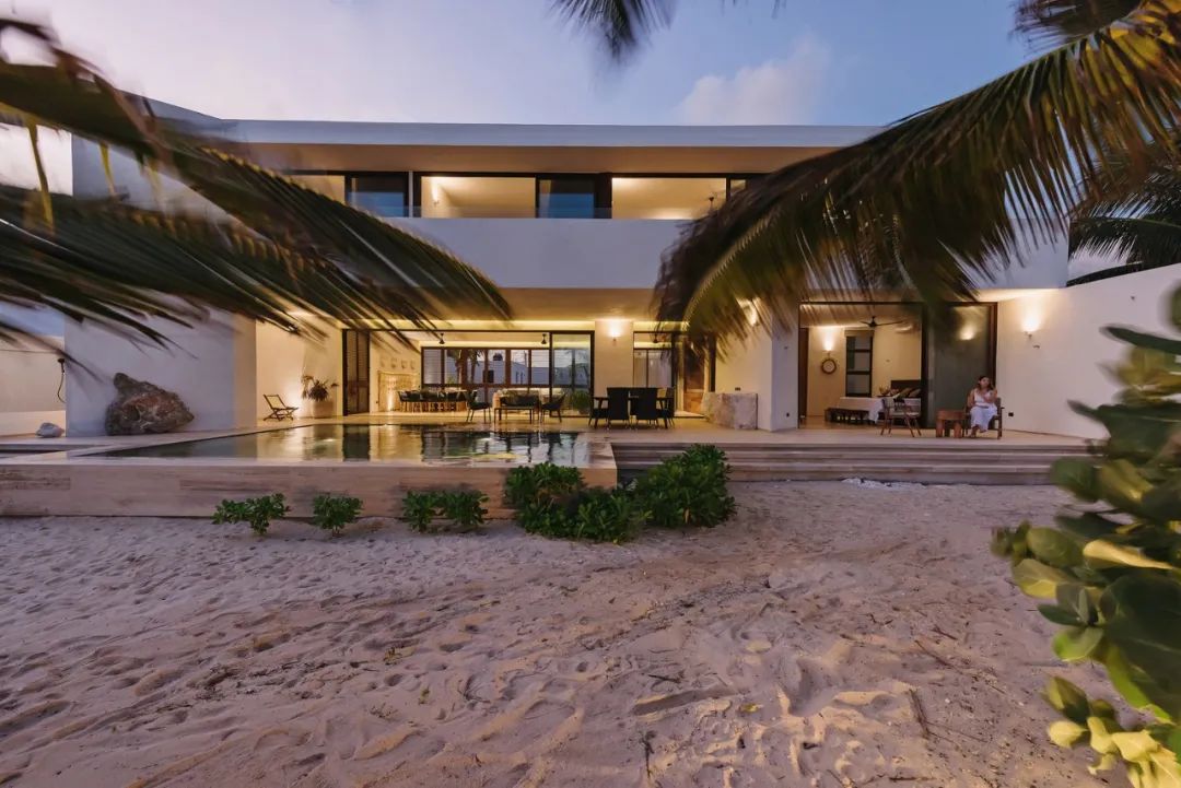 尤卡坦半岛 463 平米海滨别墅设计-31