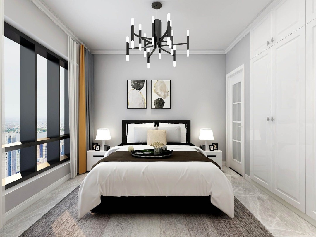 现代简约风三居室设计-5