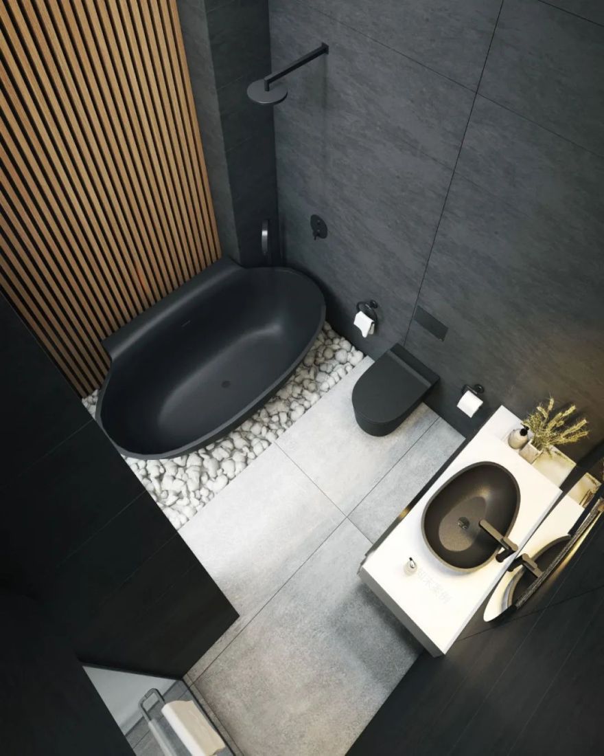 伊朗 800㎡简约别墅,东西向规划保通风-56