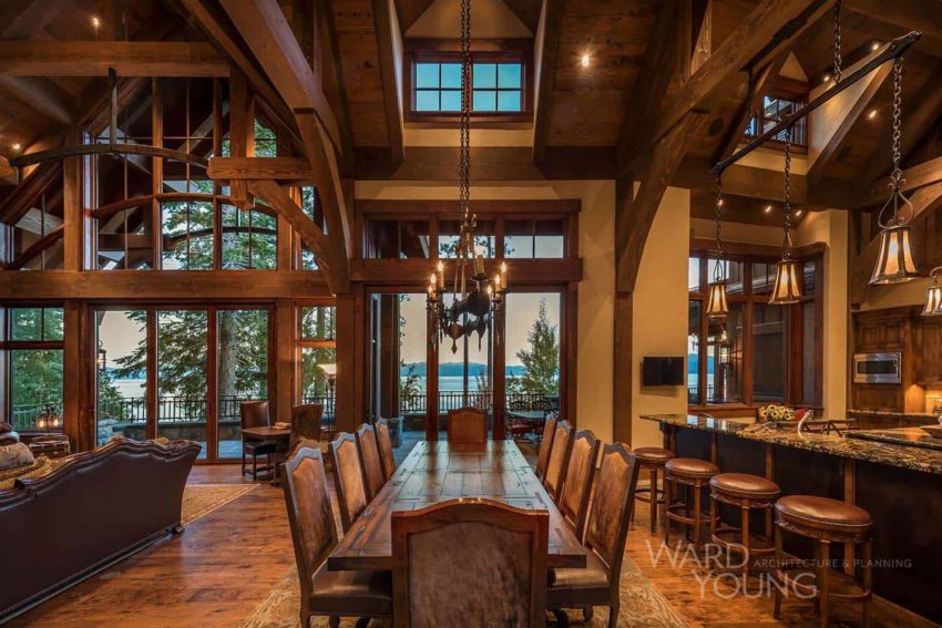 Luxury Lake Lodge created by Ward Yonge Architecture to provide an old fashioned family getaway 由WardYonge建筑创建的豪华湖小屋，以提供老式的家庭度假-12