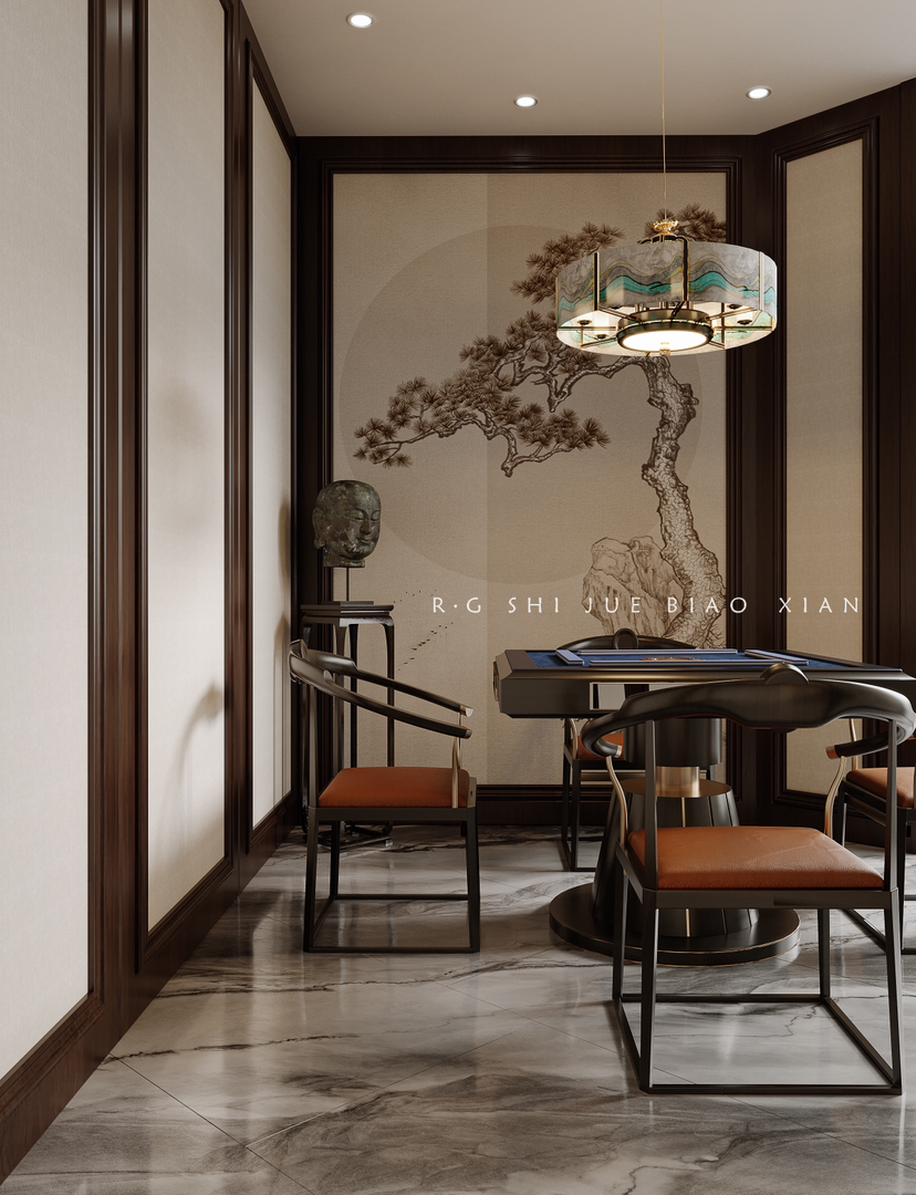 新中式包厢效果表现-11