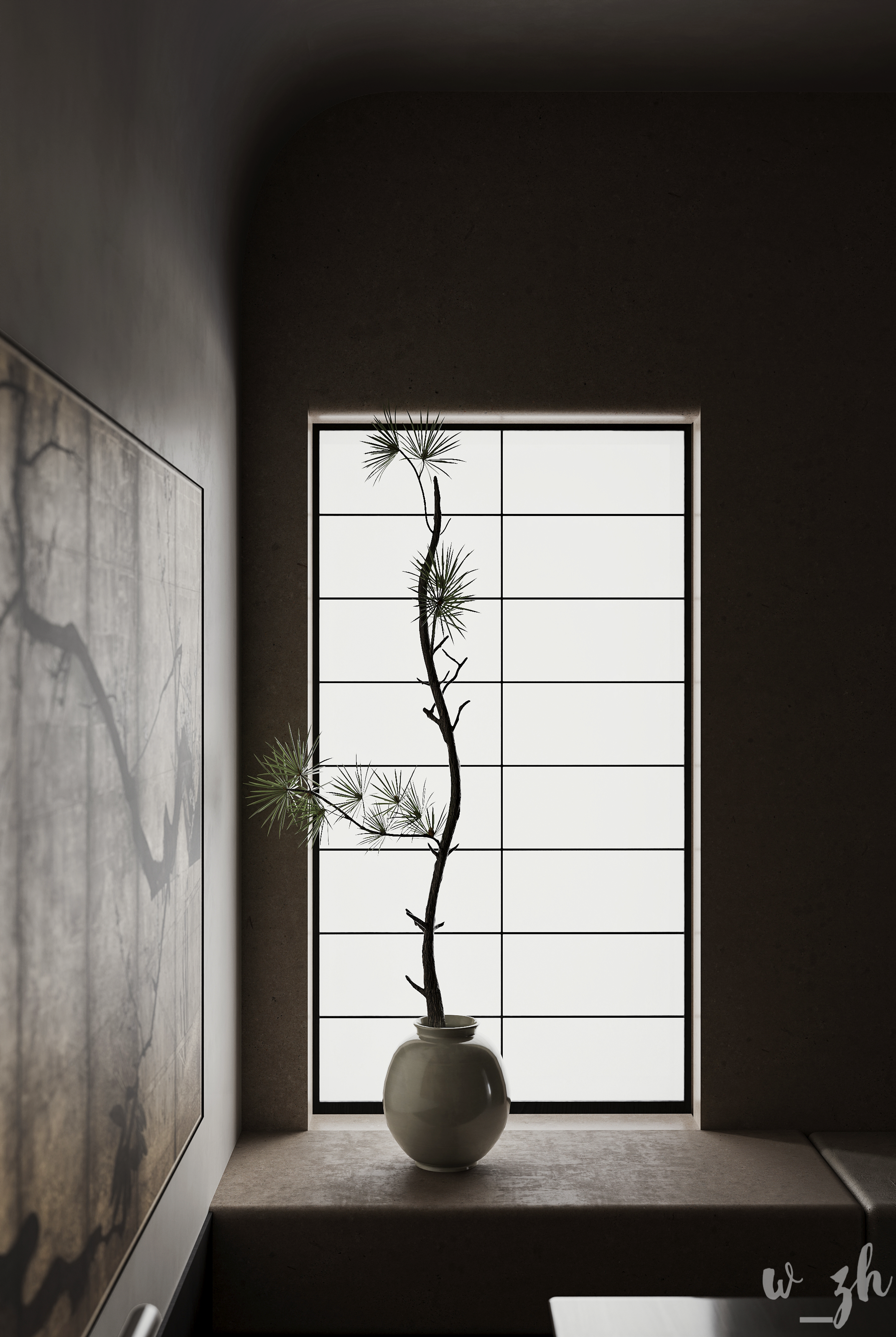 拾一设计-茶馆实景临摹-12