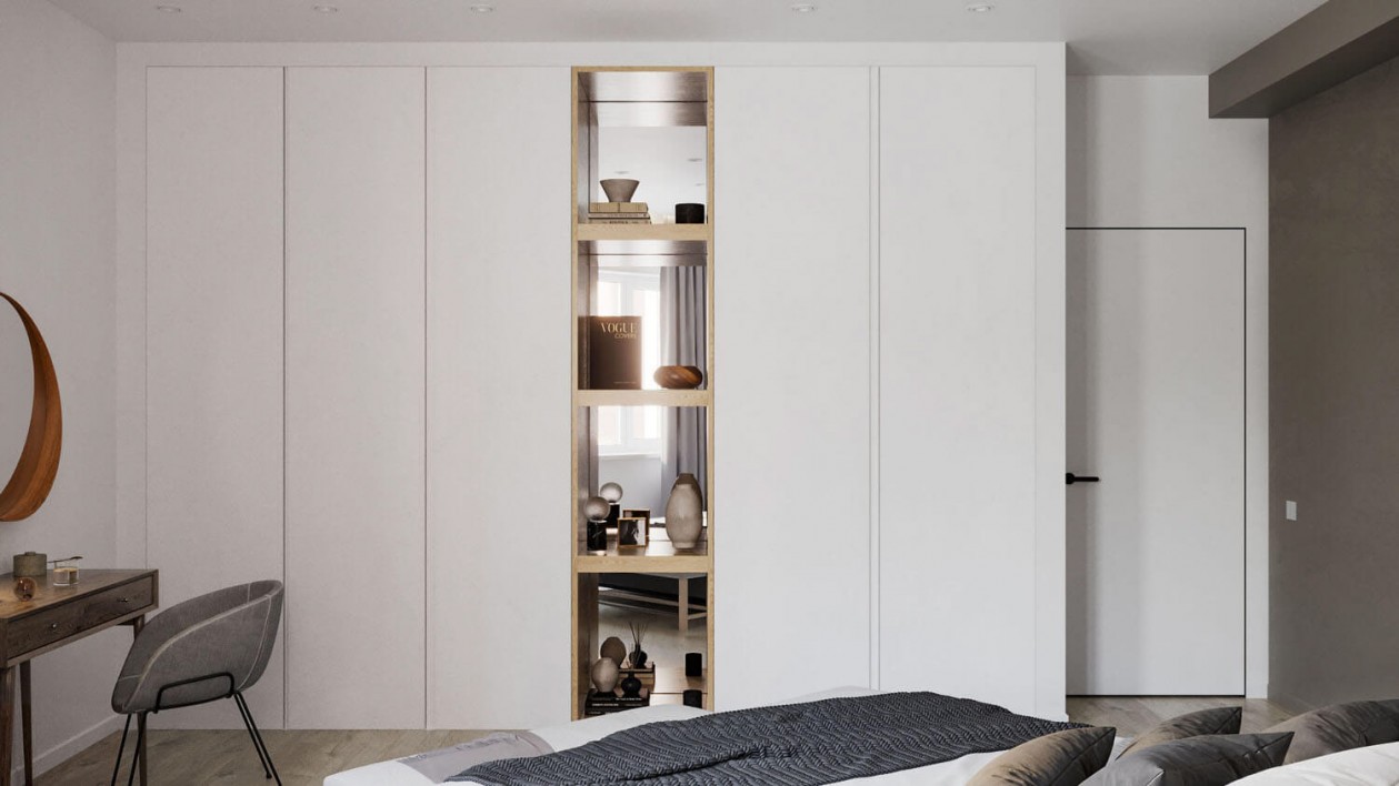 木质+高级灰 舒适到极致的住宅空间-13