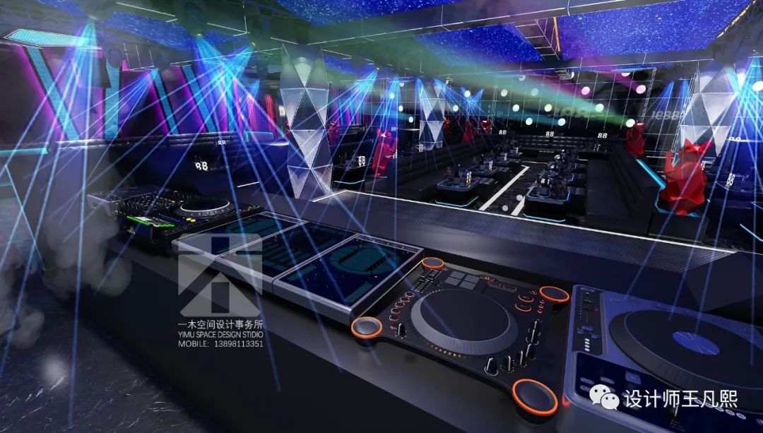 一木空间设计事务所 | 奥斯卡 88 酒吧营口鲅鱼圈店设计案例-14