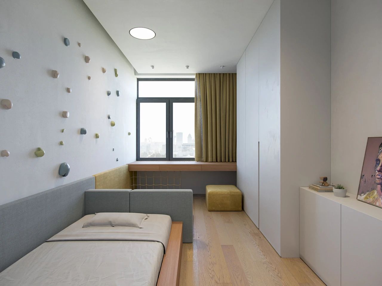 132m²异形空间住宅设计丨Viktor Serhey 和 DUDES Architects-30