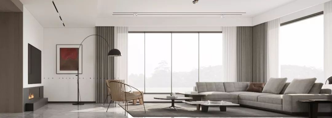 绍兴融创越州府现代大平层 | 双倍空间，大胆用色-28