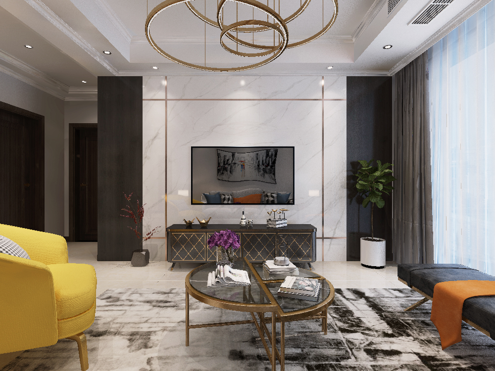 美匠装饰徐耿现代黑白灰老房翻新-3