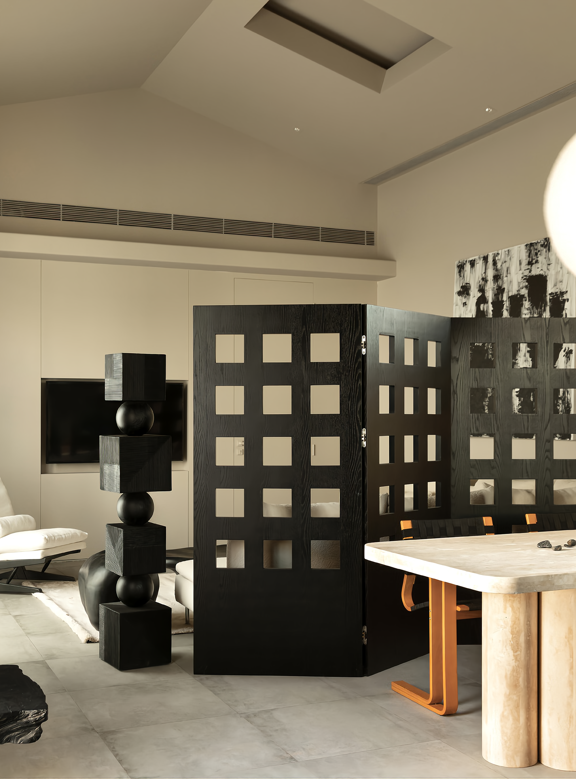 米色中古风的家丨中国河北丨NOTHING DESIGN-11