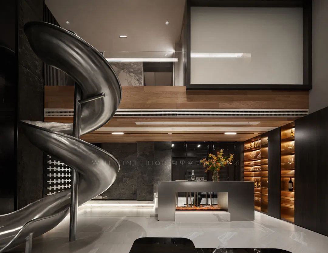 黑域奢境 · 杭州 320㎡港式轻奢别墅设计丨中国杭州丨物里空间设计事务所-45