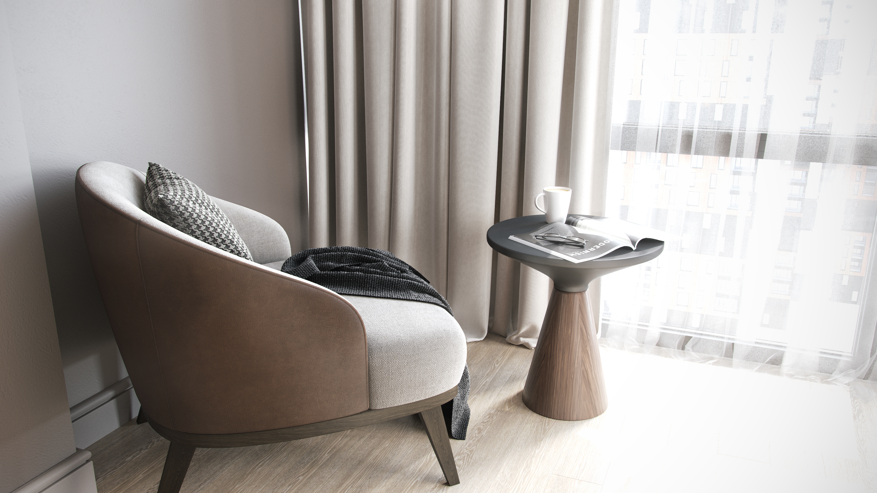 Visualization of an apartment for a couple-5