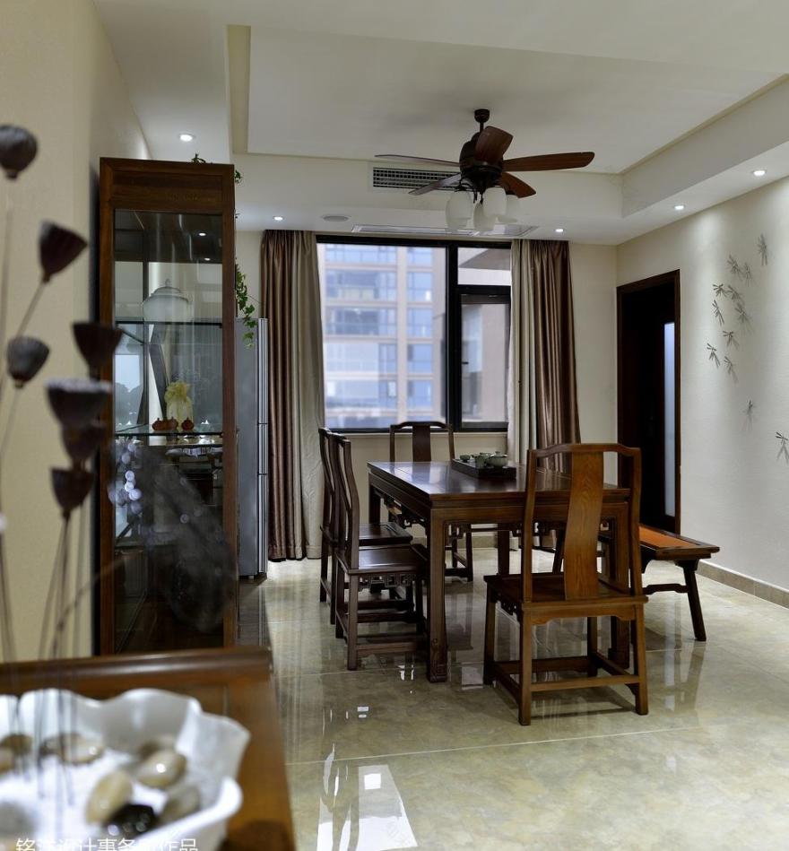 南昌曲院风荷新中式居家空间设计-12