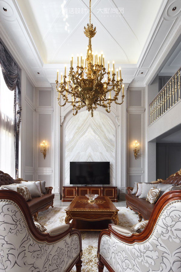 轻奢法式别墅设计丨中国德阳丨樂活設計-21