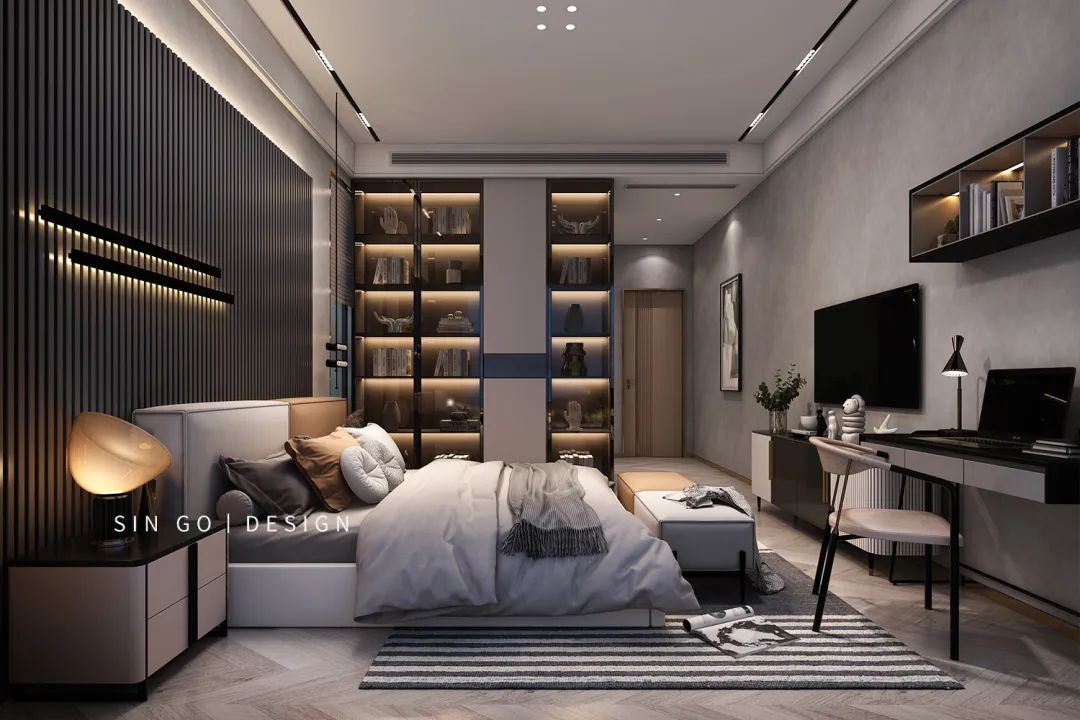 上海御湖香水湾轻奢别墅设计丨中国上海丨星杰国际设计-58