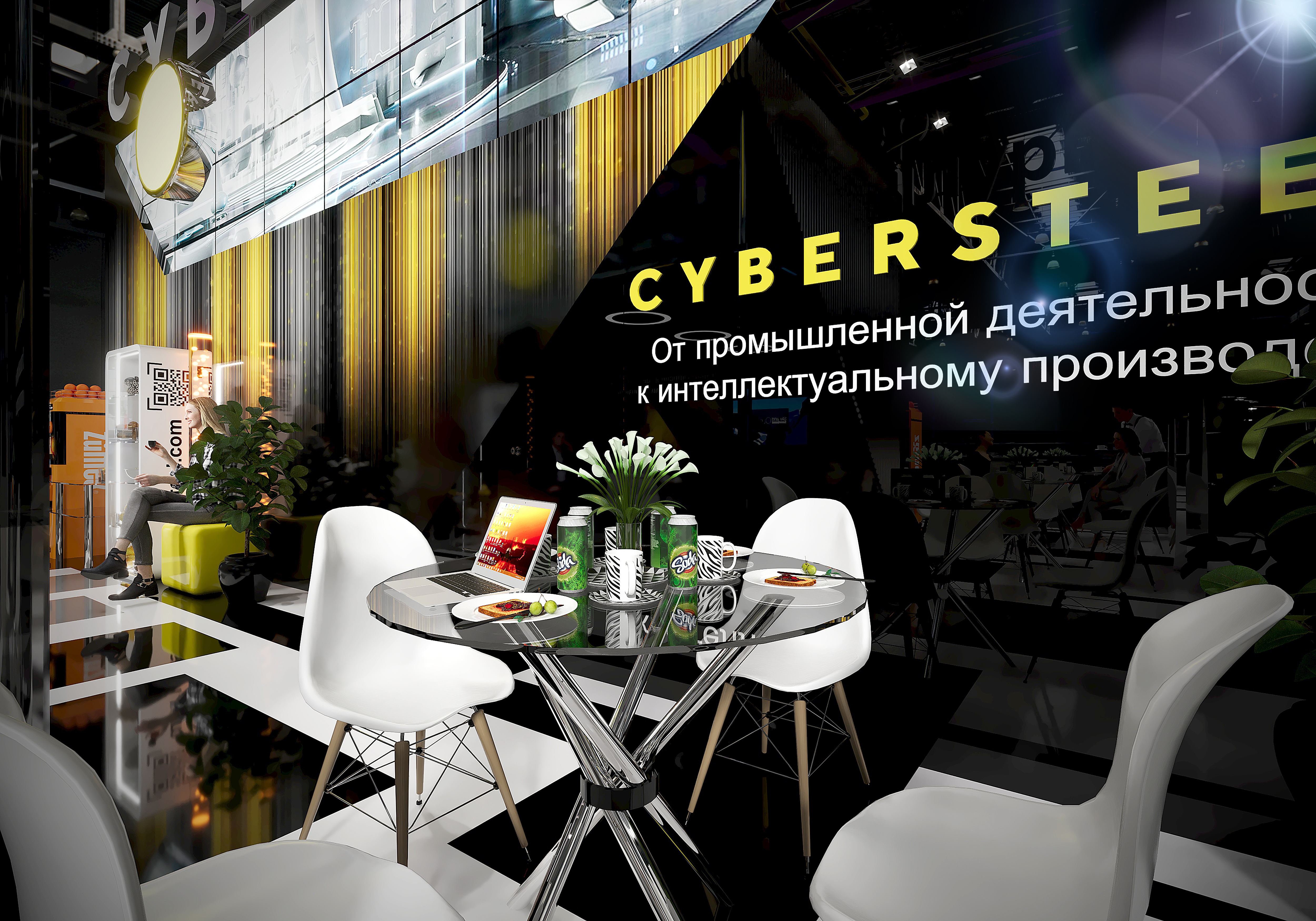 CYBERSTEEL展览展示架设计丨俄罗斯莫斯科丨Michail Koznev-20