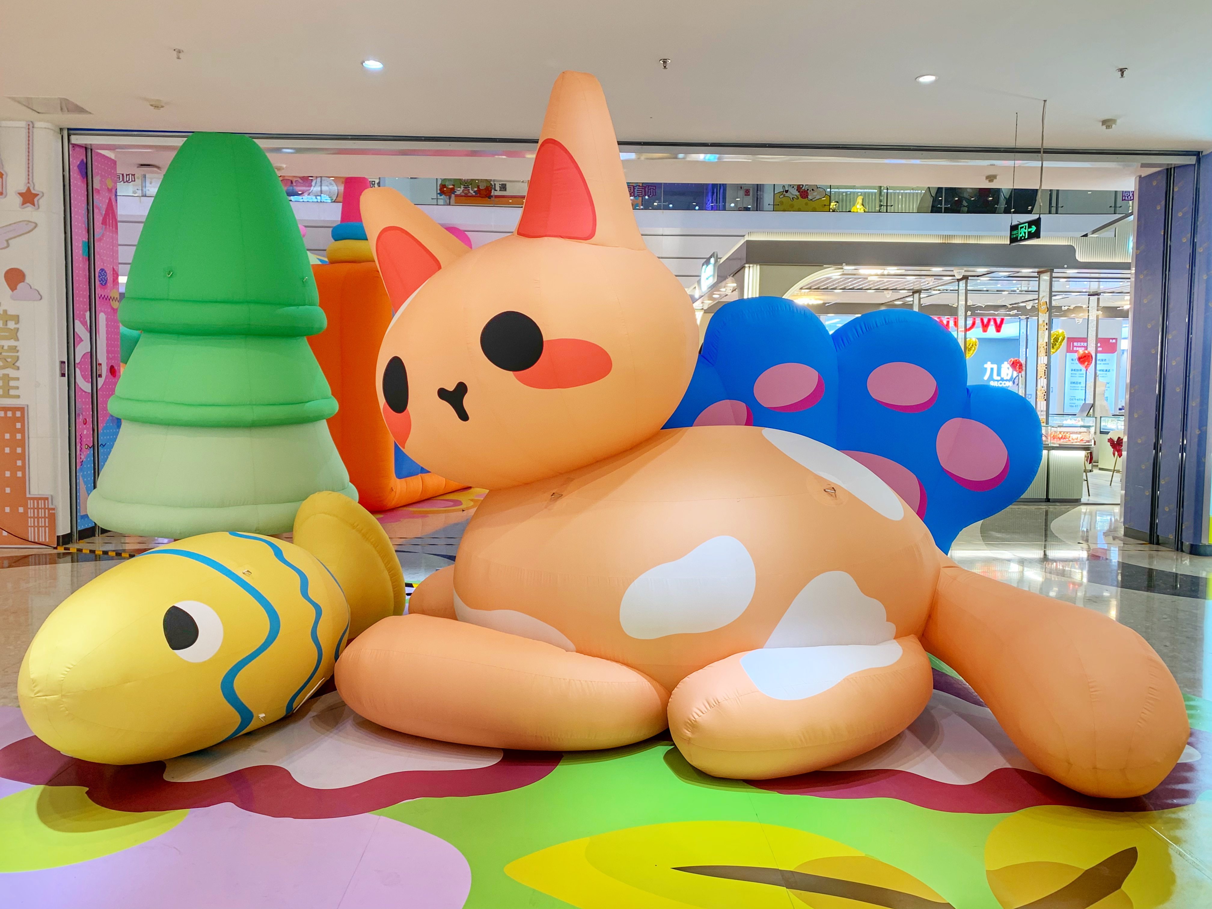 与喵的日子里 IP气模美陈装置展-19