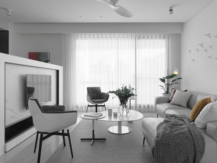 新澄设计 | 台中 170m²北欧家庭住宅，软装主导的减法设计-11