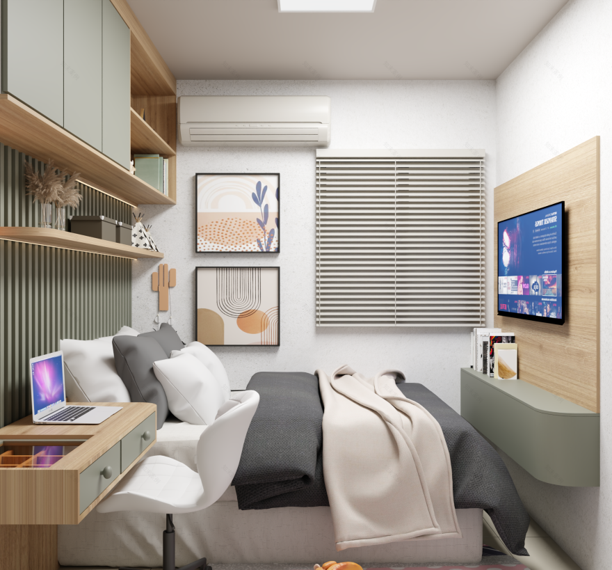 PROJETO DE DESIGN DE INTERIORES: QUARTO SOLTEIRO-5