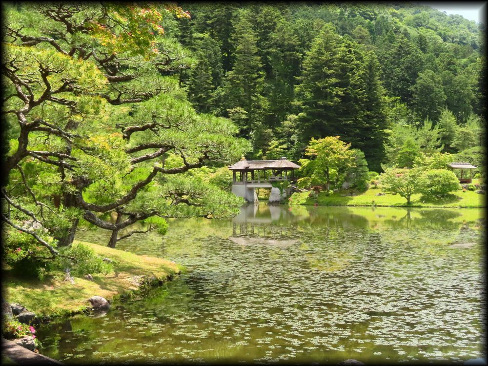 修学院离宫上离宫,隣雲亭与浴龍池-29