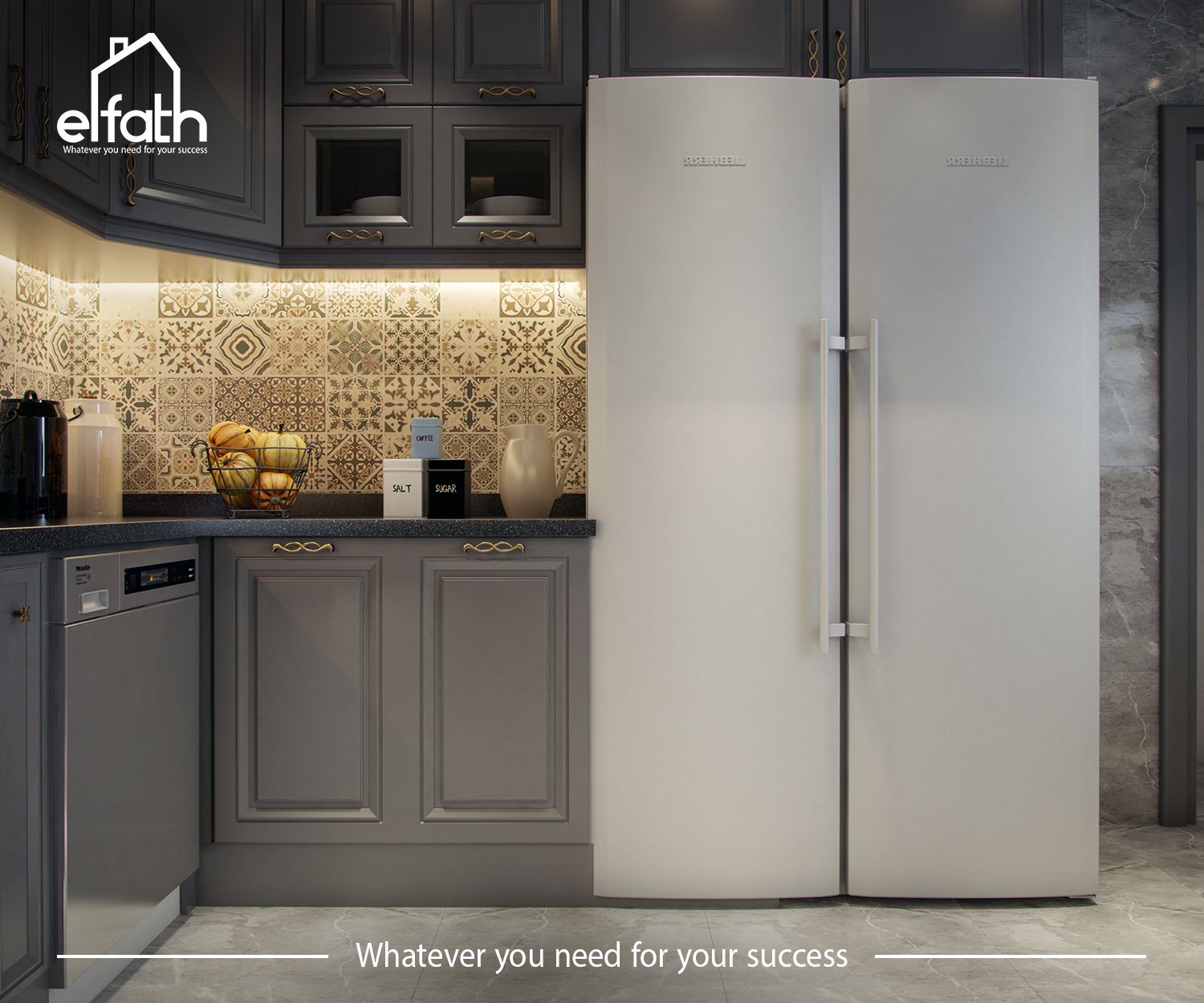 Resident home kitchen interior design-8