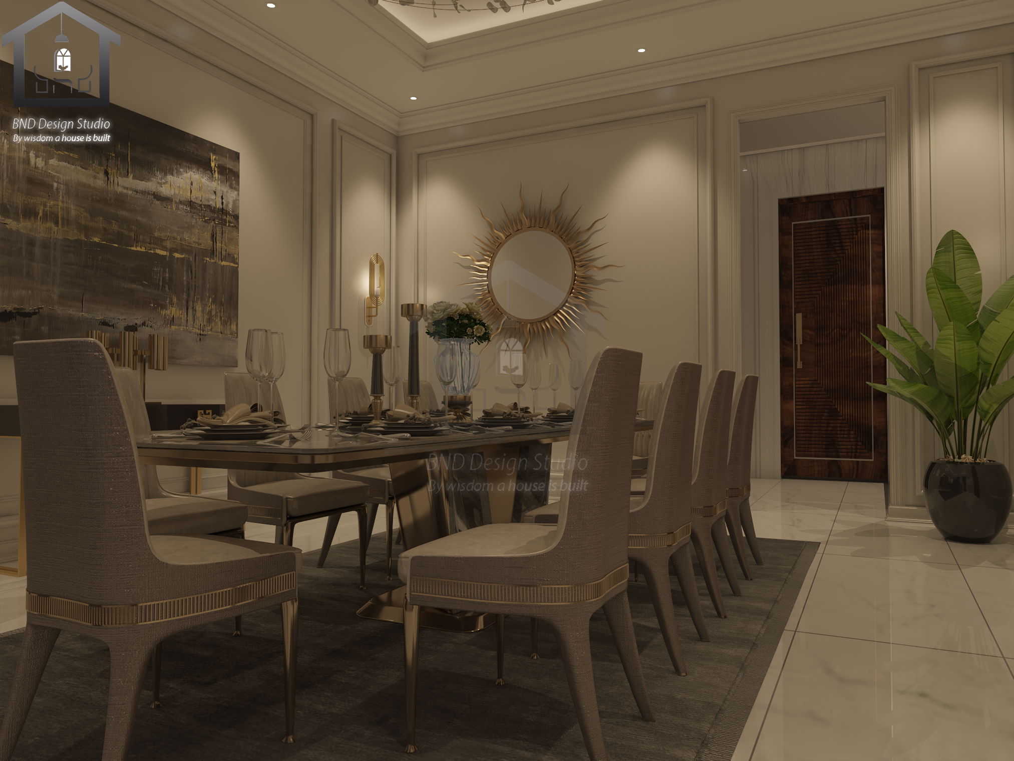 Interior Lighting design - Private Villa - KSA-10