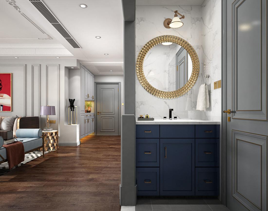 
尚晓明丨云端点墨设计 -180平层/午后红茶 -8