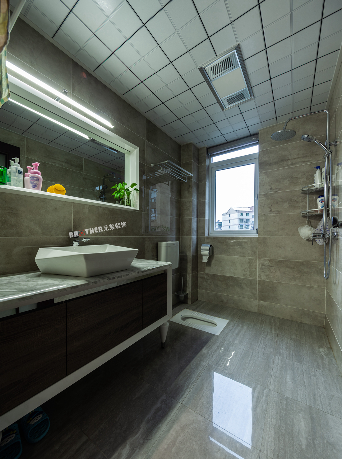 渝北旭辉朗香郡 140㎡现代简约风装修设计案例-13