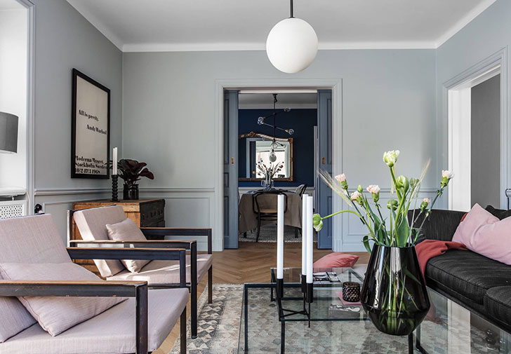 瑞典公寓墙面色彩设计典范-10