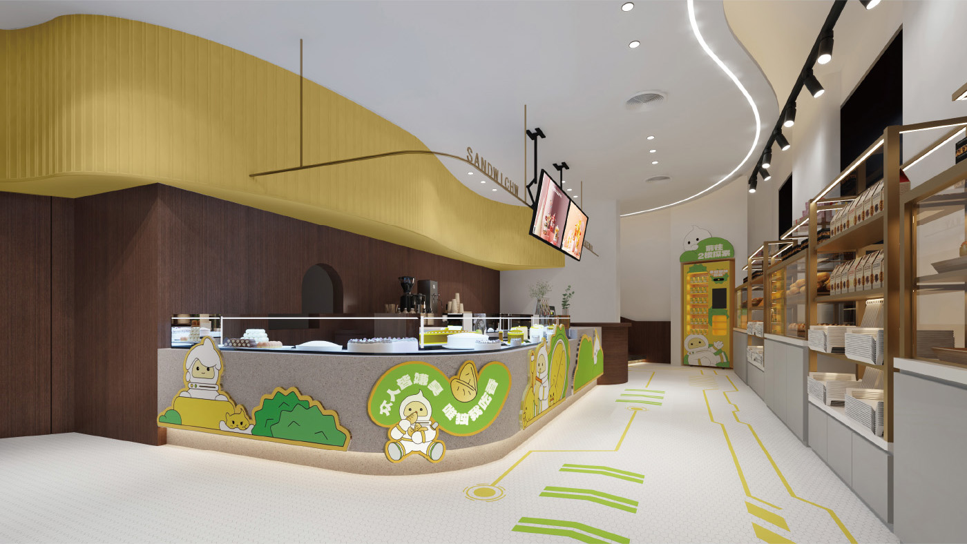 星际榴莲之旅 · 上海光明悠焙&马来 Duria 榴冠王主题店设计丨中国上海-22