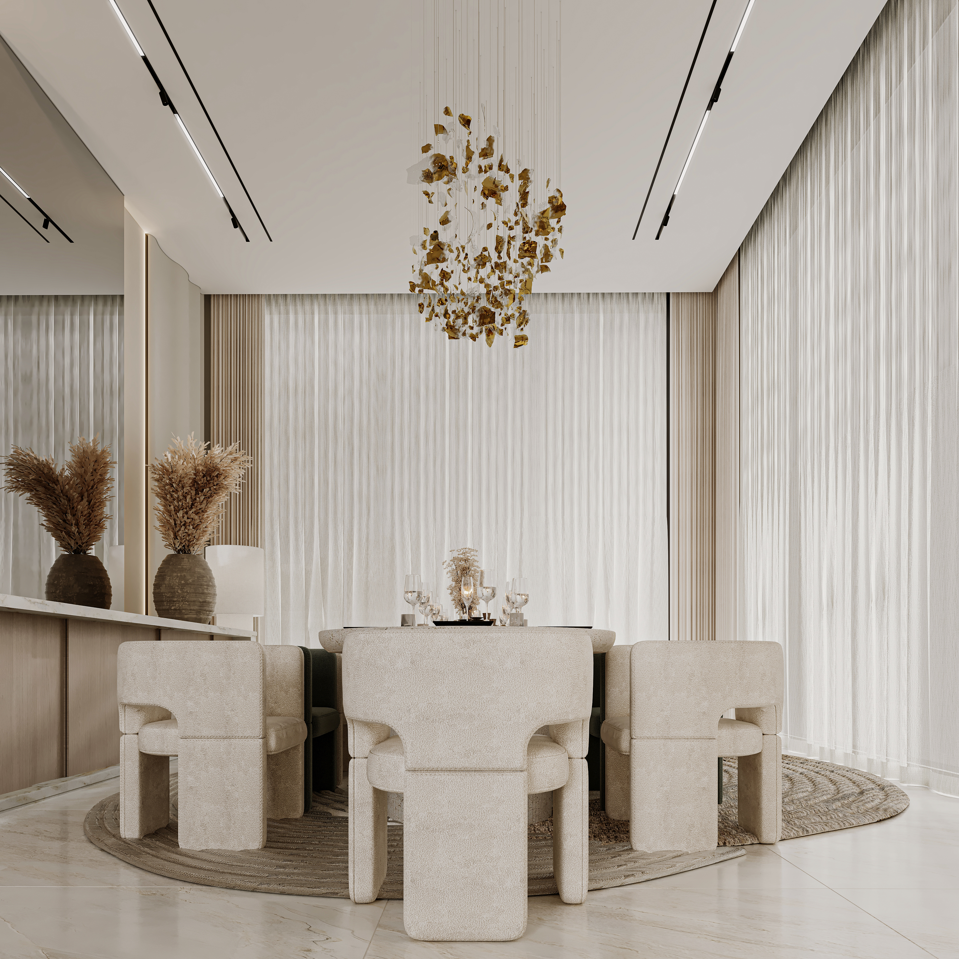 大厅室内设计丨KT_DESIGN STUDIO-42