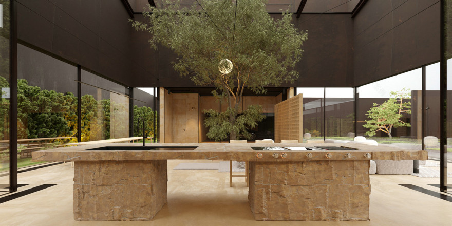 暖色极简空间设计丨Igor Sirotov-10