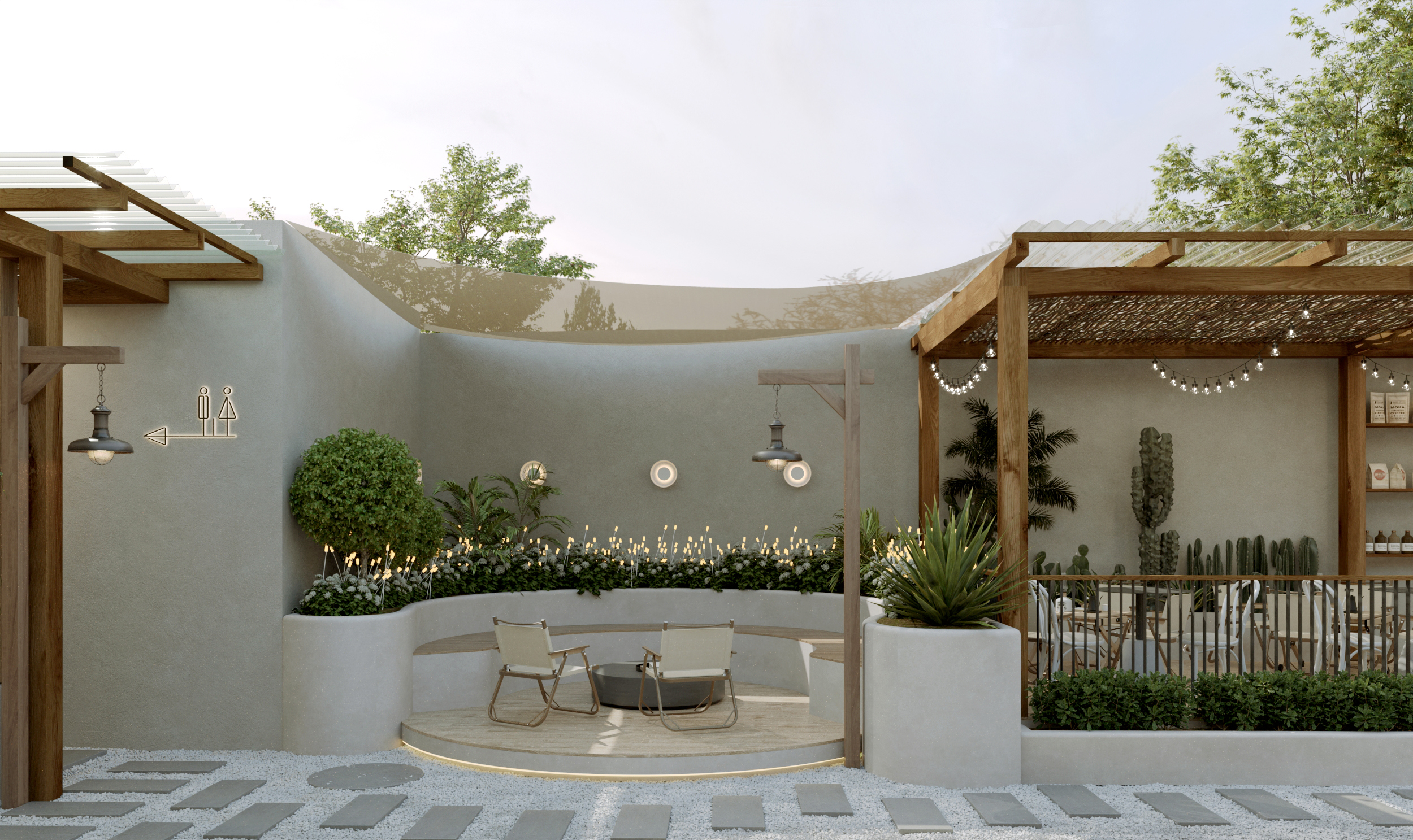 中原传奇咖啡园

注：Trung Nguyen常见指越南的中原品牌，这里结合语境推测翻译为中原  丨越南丨Rab Studio & LIEN Design-17