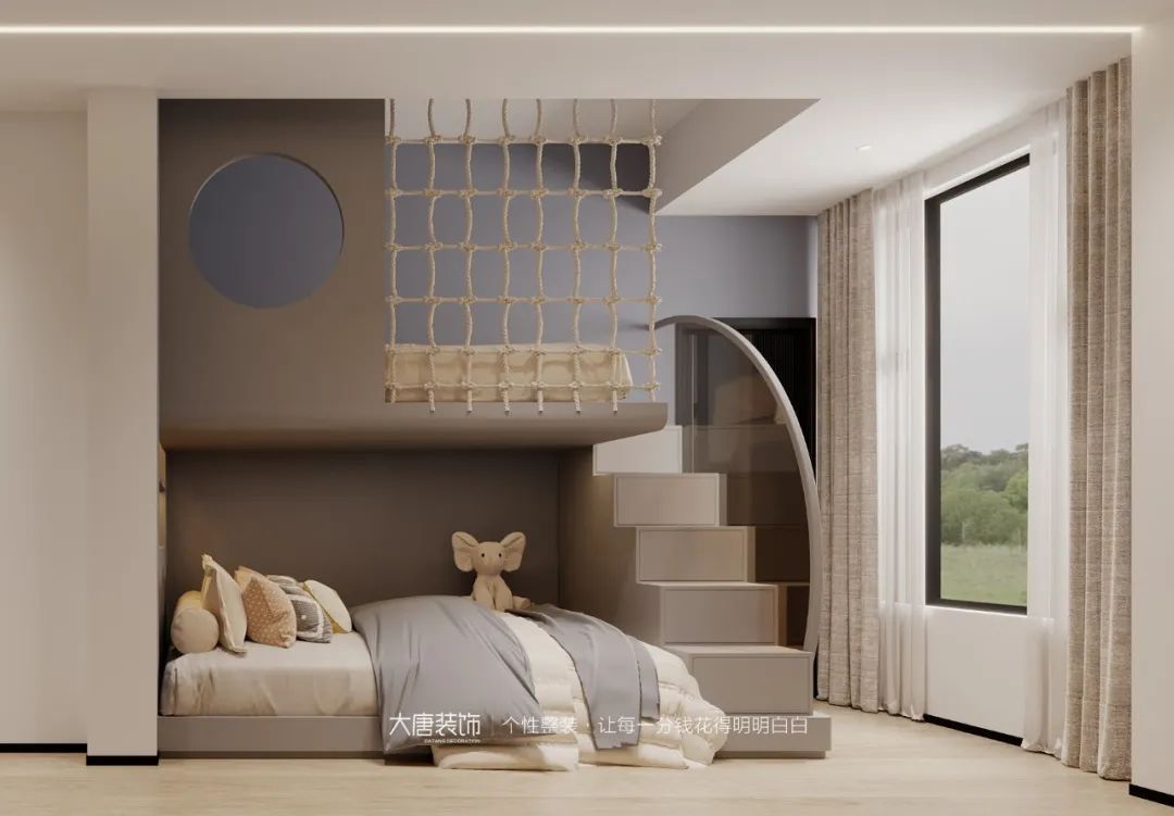 大唐设计丨美的湾150㎡叠墅，极简与艺术的双向奔赴-43