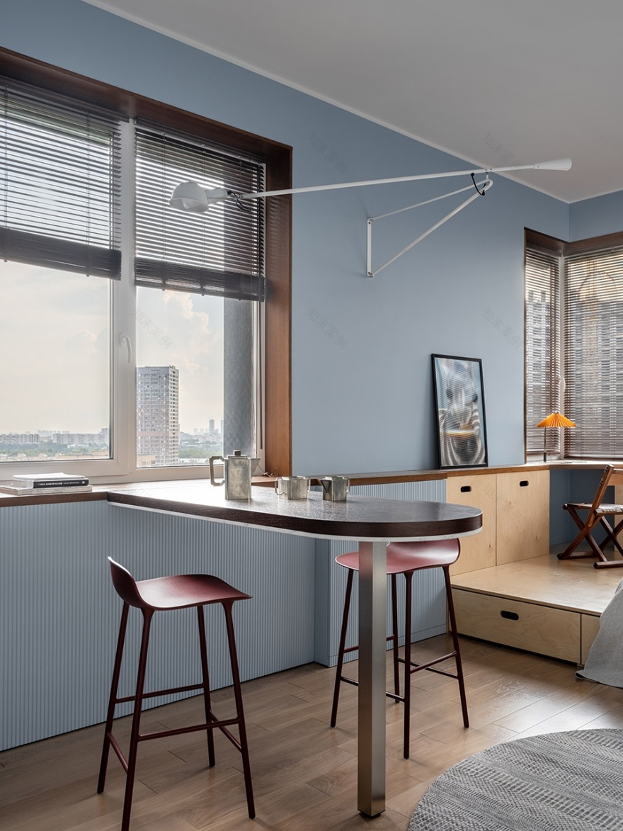 俄罗斯 29 平米时尚公寓设计丨Ekaterina Loskutova-15