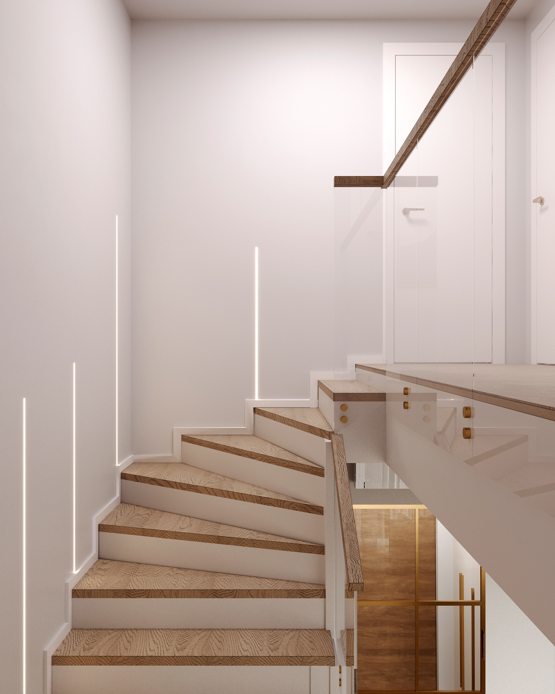 3D Visualization – Private House, 78 m² (Second Floor)-18