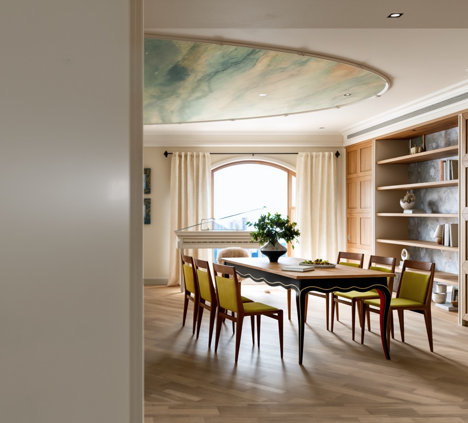 现代美式-客餐厅渲染作品！-6