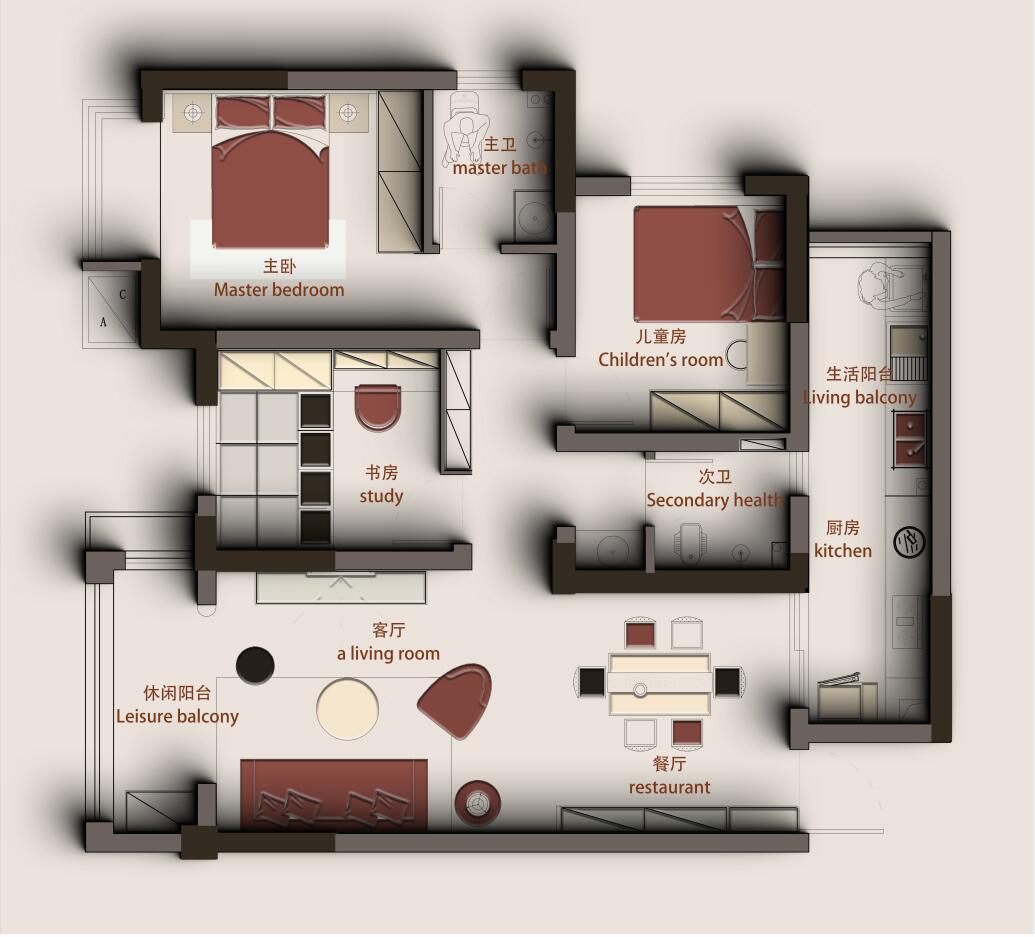 醉是那一抹偏爱,现代简约风瑞和上院丨中国成都丨卢小刚-15