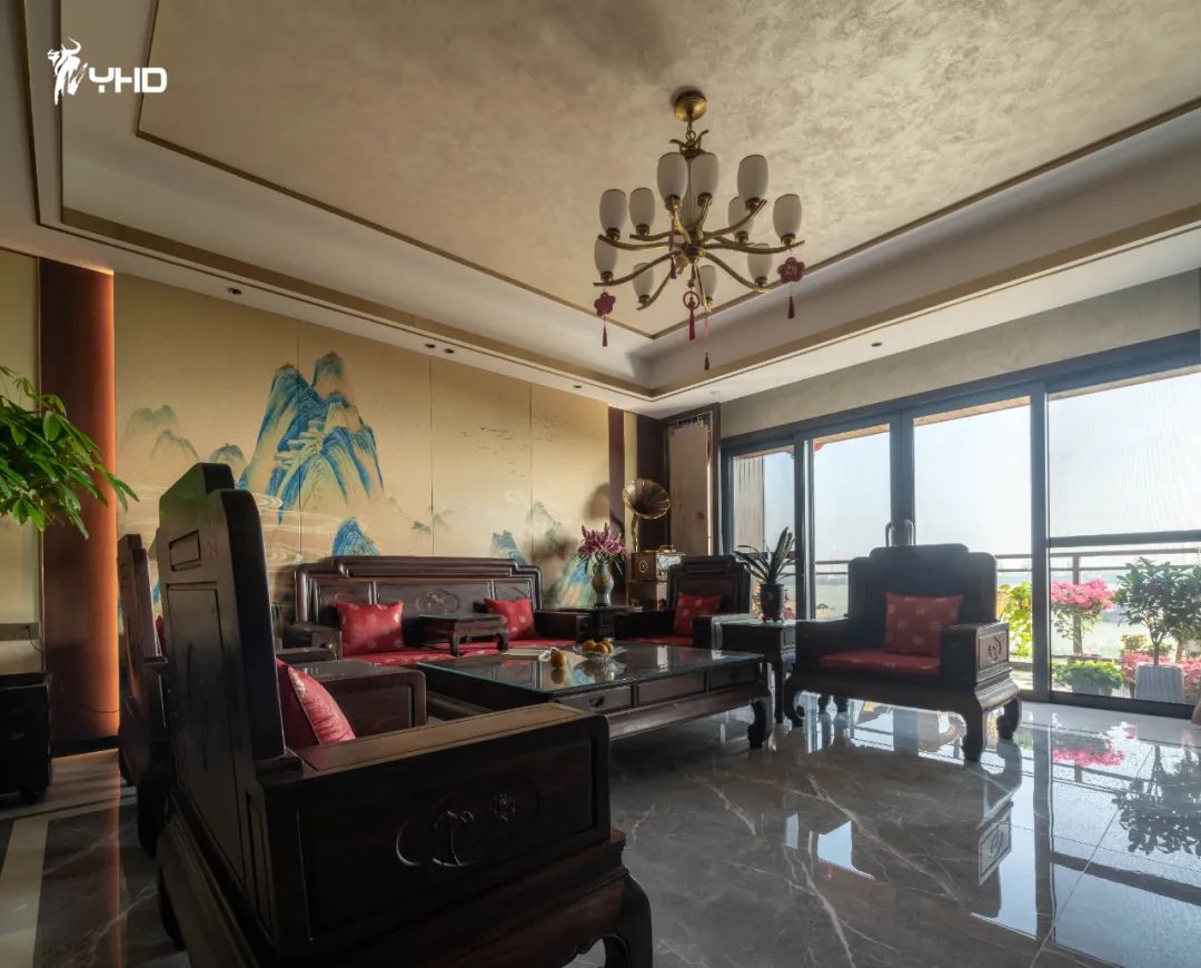 新中式海景大宅丨艺鸿实景-23