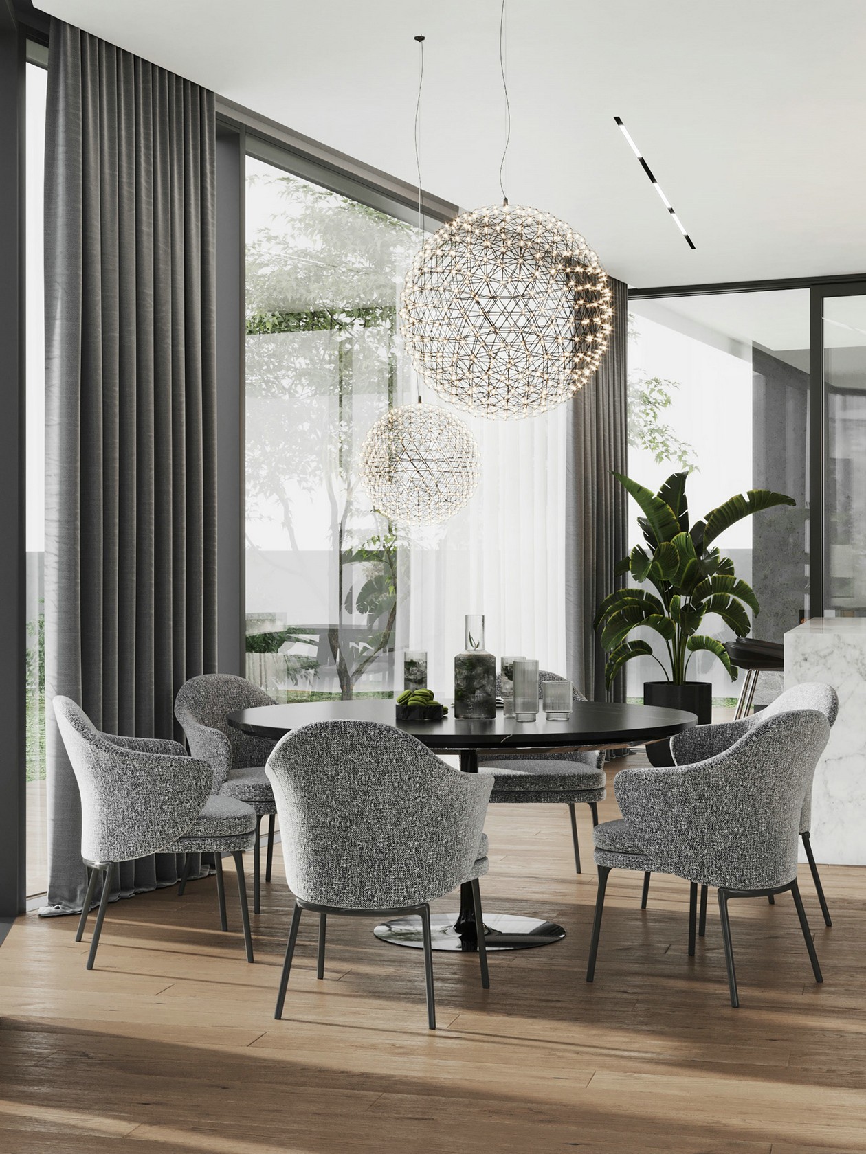 高级灰色系空间设计 辗转流年的写意之美-8