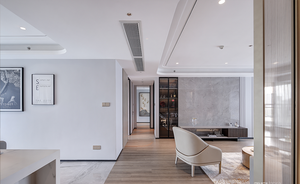 香山美墅五期现代家居,简洁明亮的都市生活画卷-3