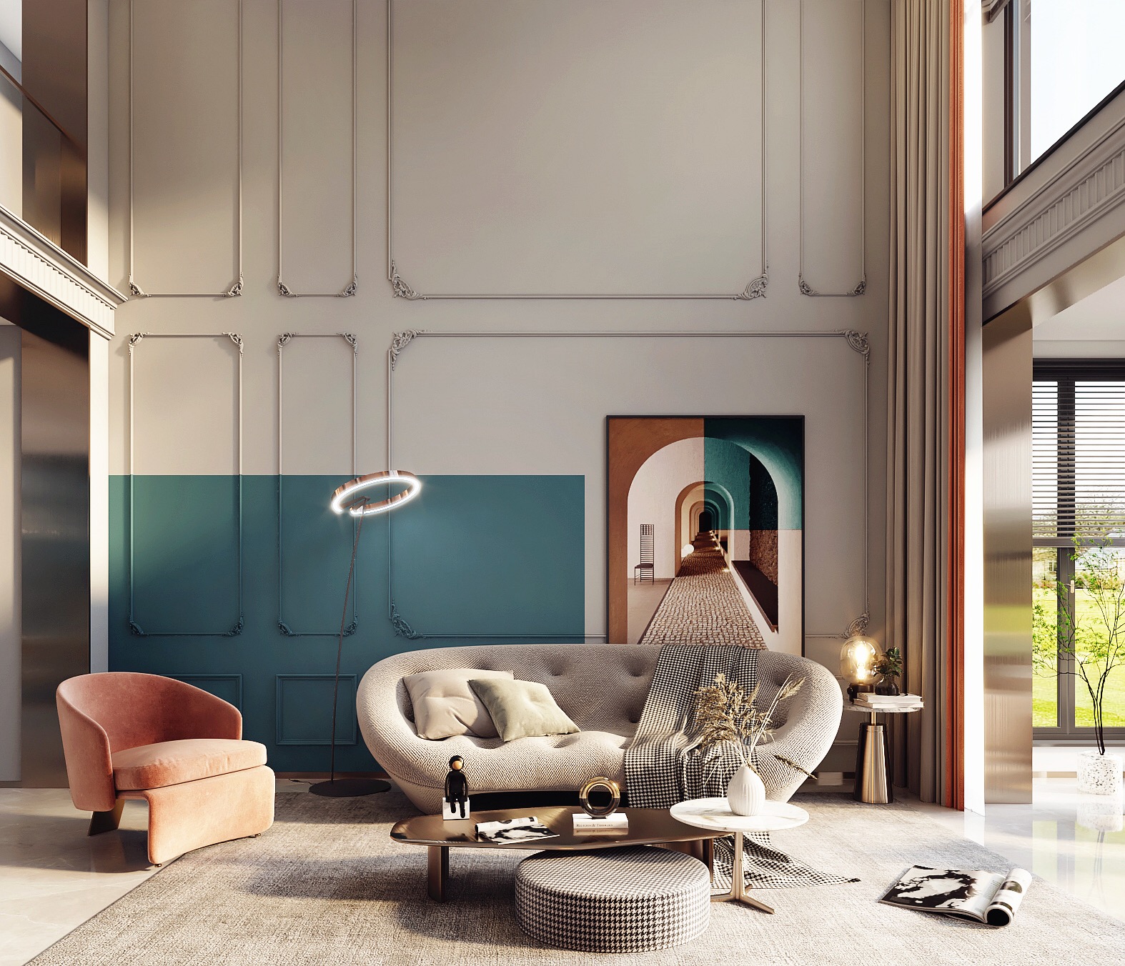 年轻的法式风，撞色的时尚感！                     -0