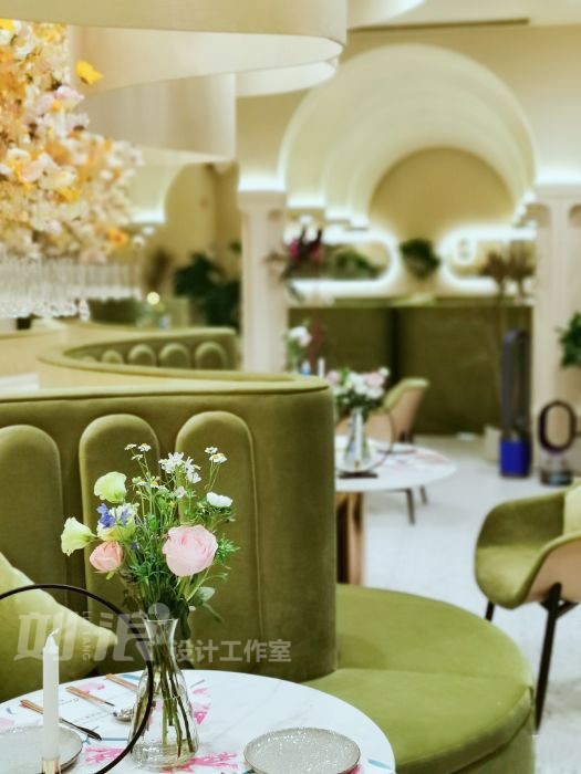 网红餐厅设计 西餐厅 花园餐厅 餐饮设计公司 商业设计-17