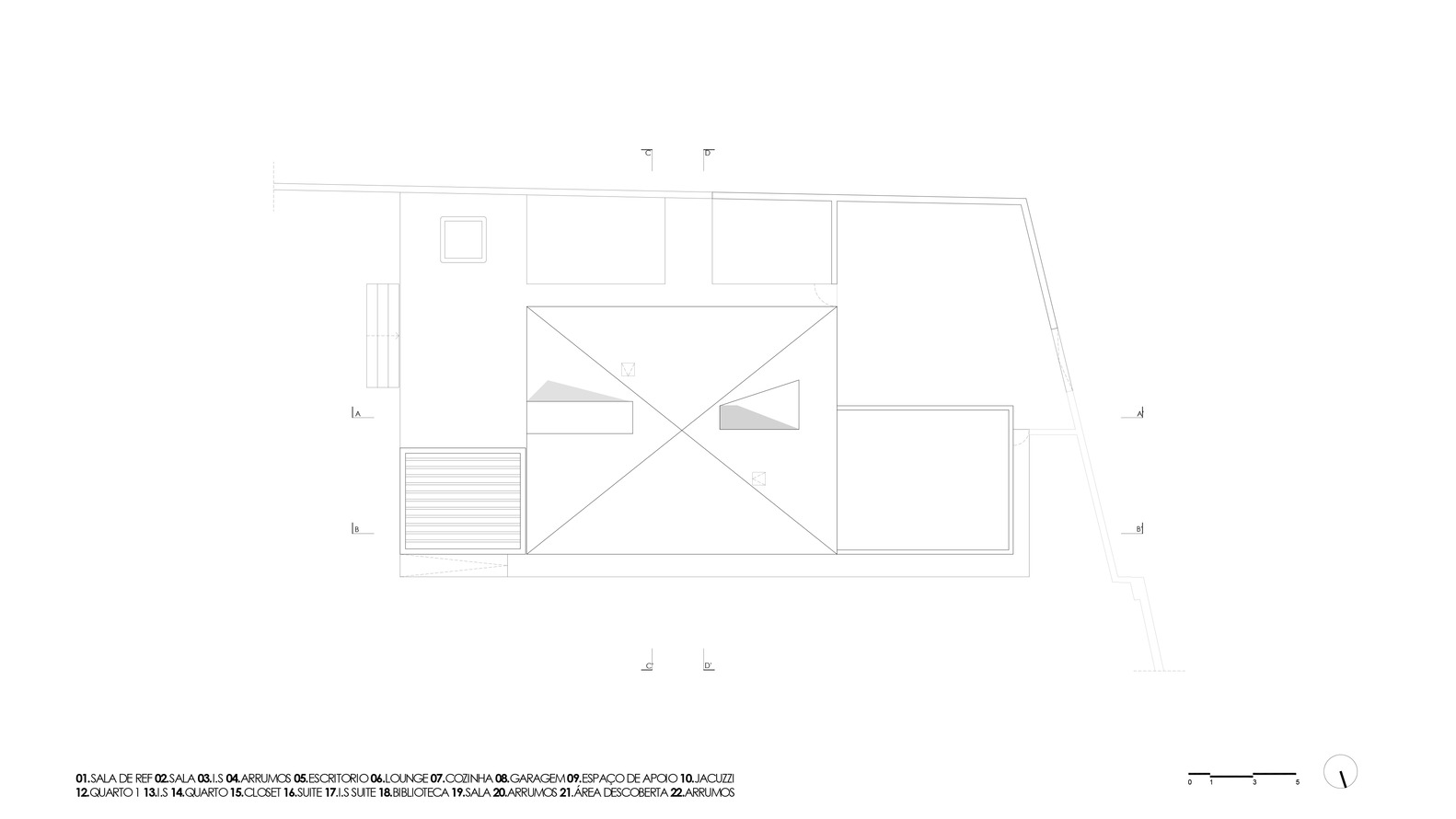 葡萄牙火灾废墟重建的 NVC House-47