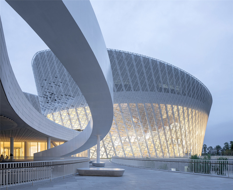 福州海峡文化艺术中心——现代主义建筑的茉莉花语-16