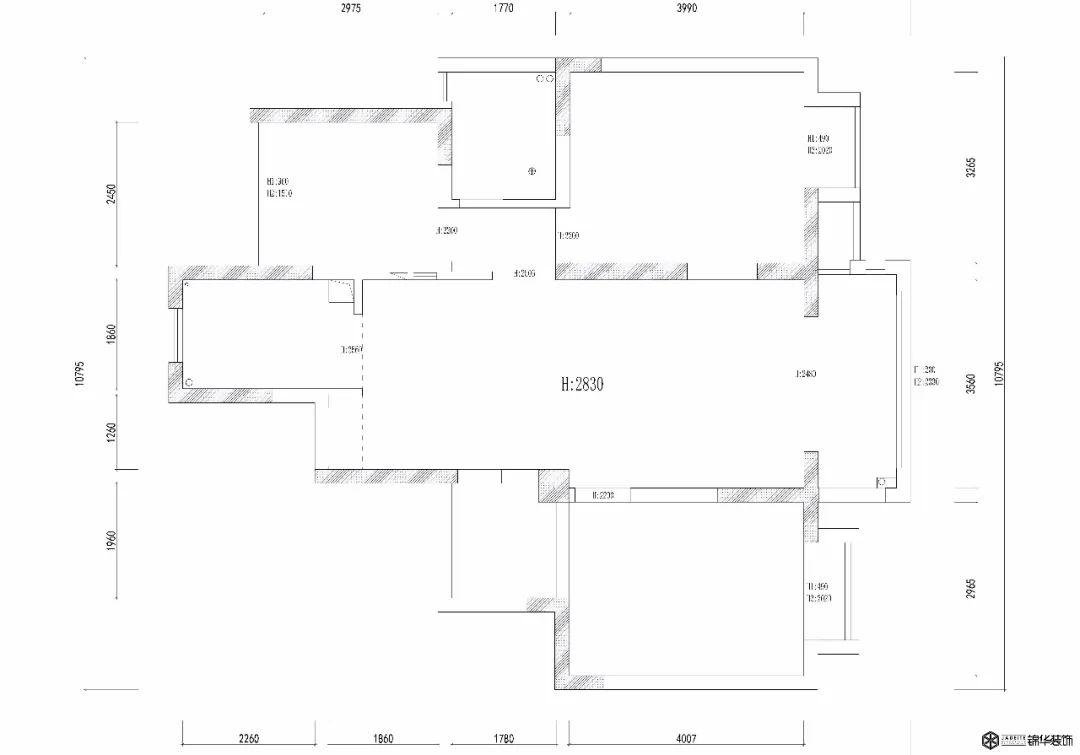 90 后新婚夫妻的明亮舒适婚房设计丨锦华装饰-4