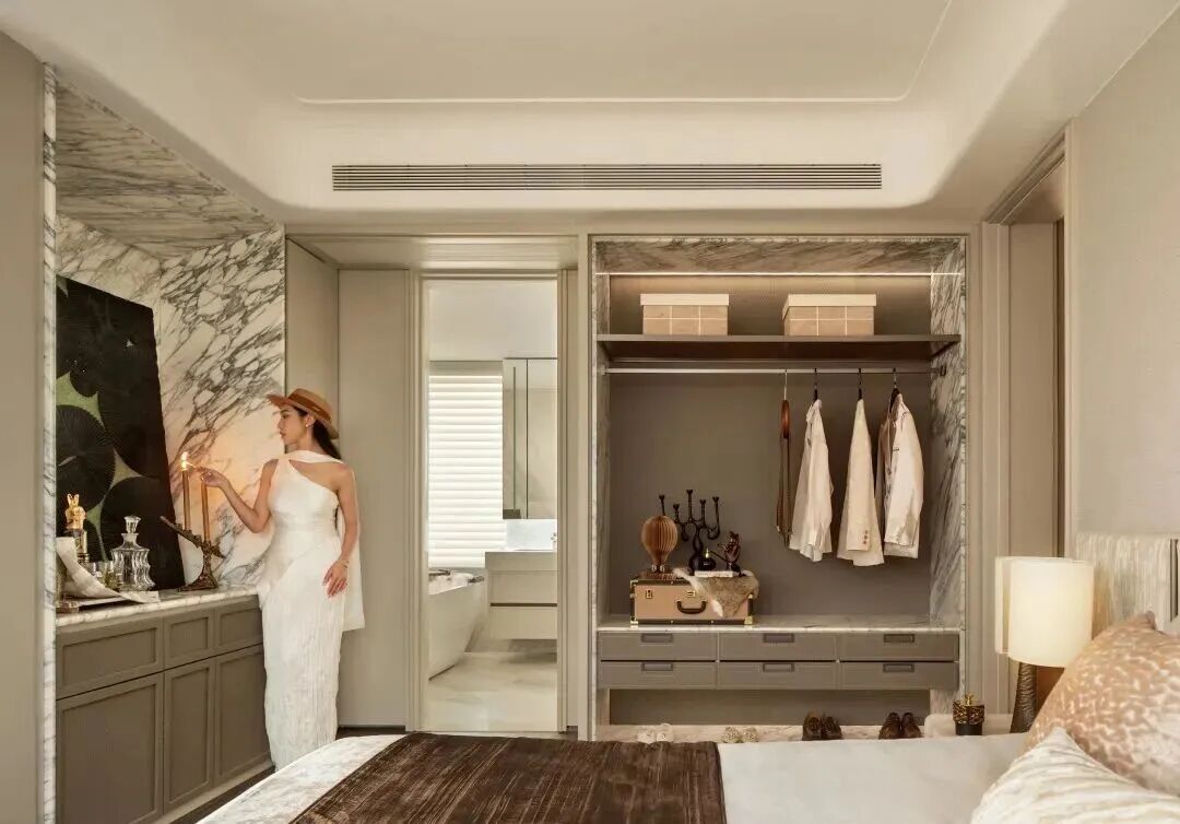 新作 139㎡轻奢复古样板间丨中国广州丨TRD尺道设计-49