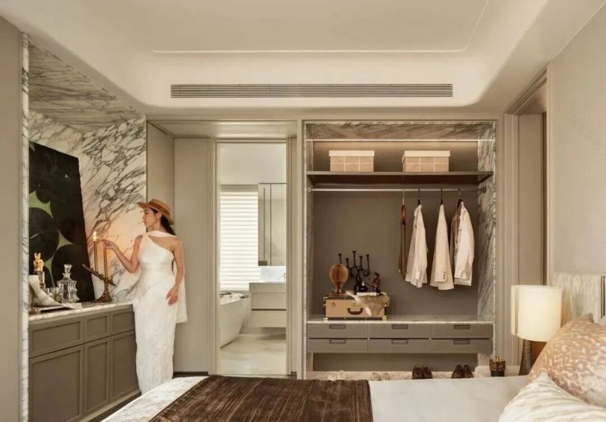 新作 139㎡轻奢复古样板间丨中国广州丨TRD尺道设计-49