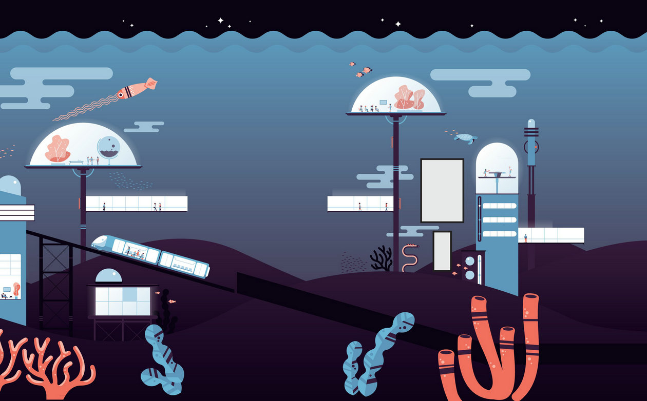 集设网第二期赠送--54 套国外办公室墙画设计案例解析-16