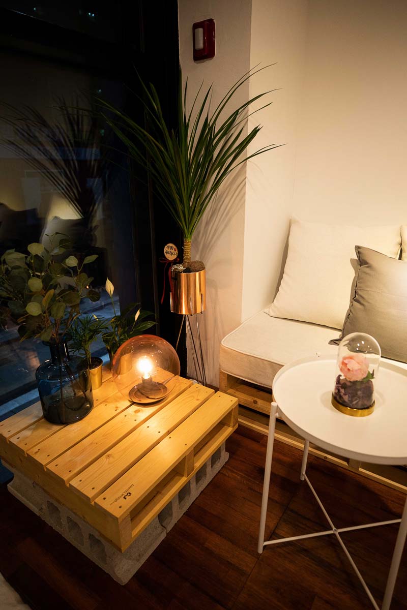 37 平简约咖啡厅，蓝门点睛之笔-19